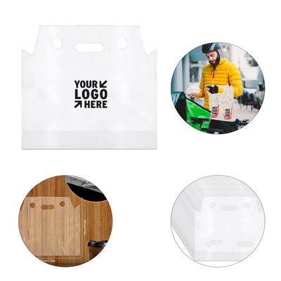 11 x 5" Polythene Transparent Plastic Double Cup Bag
