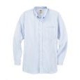 Dickie's® Men's Button-Down Long Sleeve Oxford Shirt - Blue/White Striped
