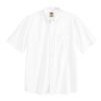 Dickie's® Men's Button-Down Short Sleeve Oxford Shirt - White