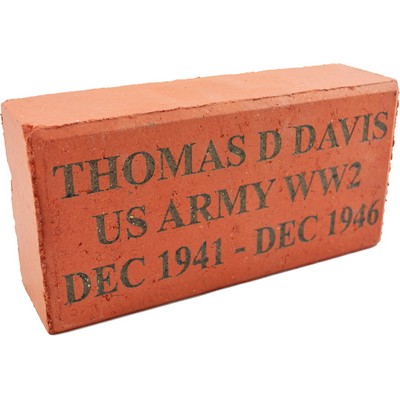 Etched Engraved Brick Paver Award