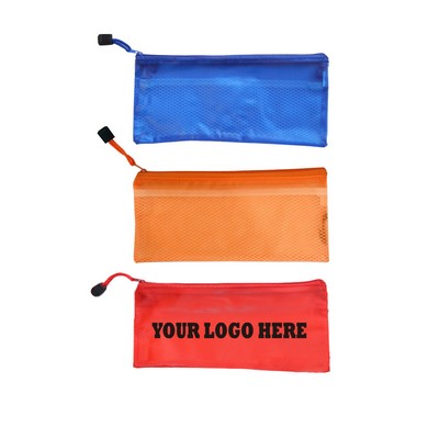 File Bag with Zipper Pull