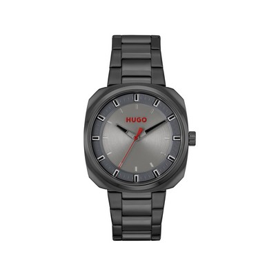 Hugo Boss Gent's Hugo Shrill Black Ionic Plated Watch w/Bracelet