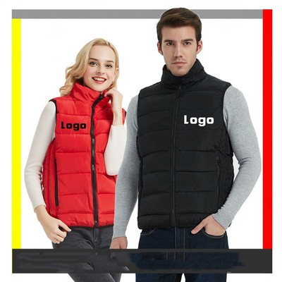 Windproof Quilted Insulated Puffer Vest