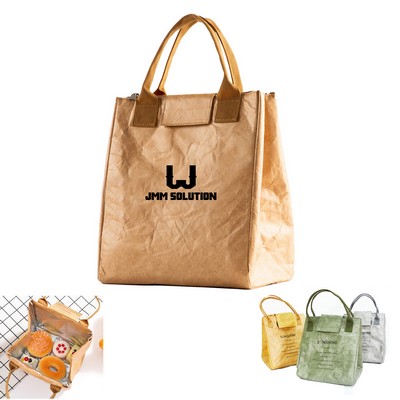 Waterproof Paper Insulated Tote Bag