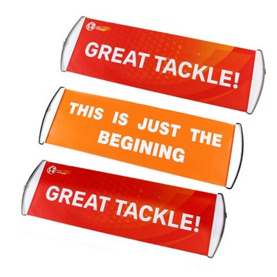 Retractable Dry Erase Roll Up Banner (9.5"x27")