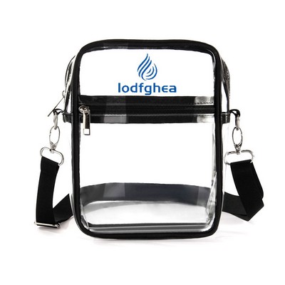 Clear Shoulder Bag with Adjustable Strap