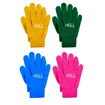 Kid's Winter Knit Gloves