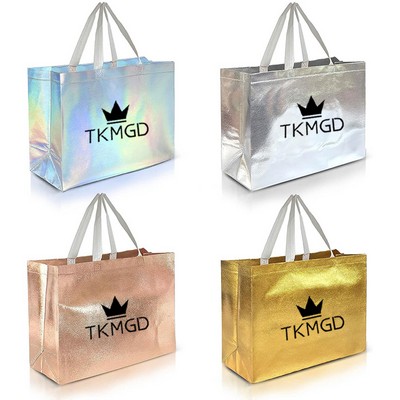 Big Glossy Reusable Grocery Bags