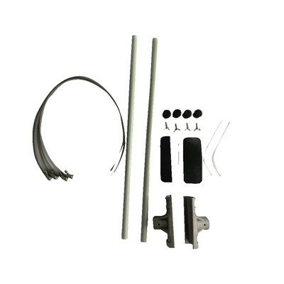 Street banner pole kit
