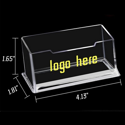 Thicken Acrylic Desk Business Card Holder