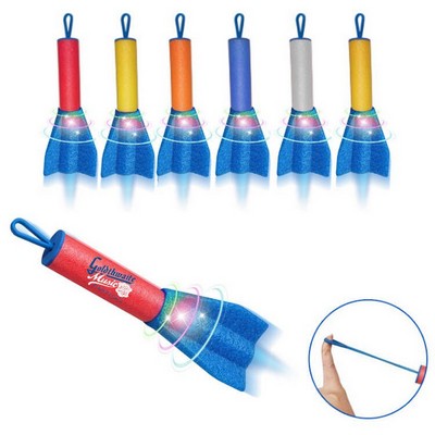 Led Finger Slingshot Rockets Toy