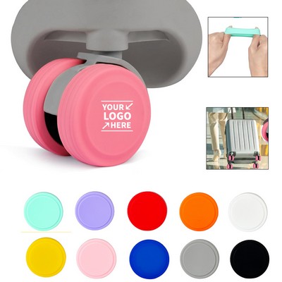 8 Piece Silicone Suitcase Wheels Protector Cover