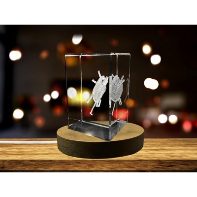 Lymph Nodes 3D Engraved Crystal Trophy Award w/LED Base