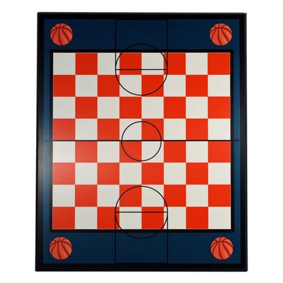 Basketball Themed Laminate Chess Board, 20"