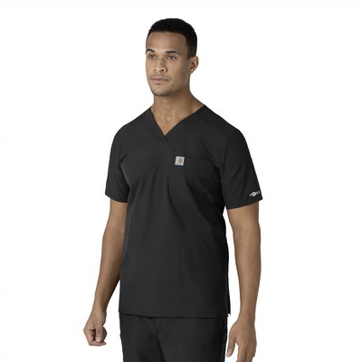 Carhartt Men's Force Essentials V-Neck Shirttail Scrub Top