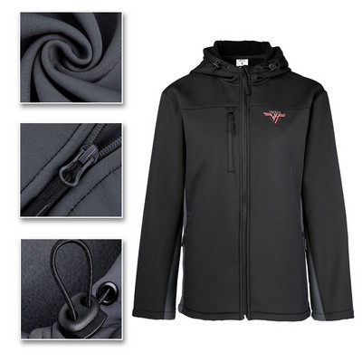 Men's Hooded Core Soft Shell Jacket