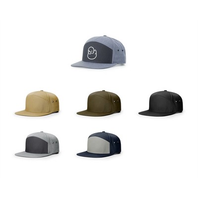 Richardson® 257 7 Panel Twill Strapback Hat