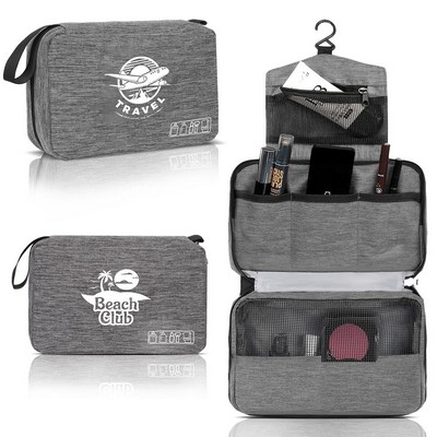 Heathered Hanging Toiletry Bag
