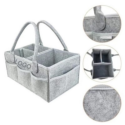 Felt Hand-Held Diaper Bag Mommy Travel Storage