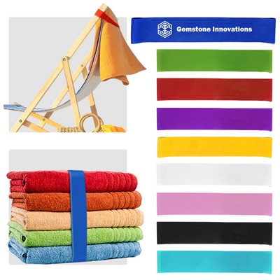 2" Rubber Towel Bands for Beach Chair
