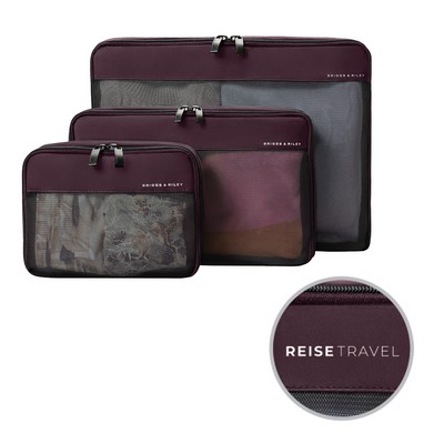 Briggs & Riley Check In Packing Cube Set - Plum