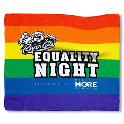 Dye Sublimated Rally Golf Towel (15 X 18) 1.4 Lbs/Dzn