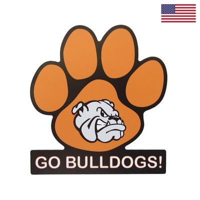 Paw Shaped Magnet w/ Banner