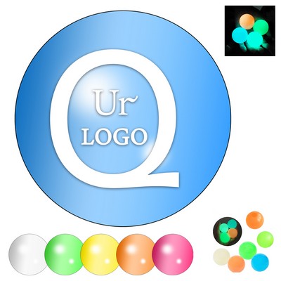 Glow-In-The-Dark Sticky Target Balls