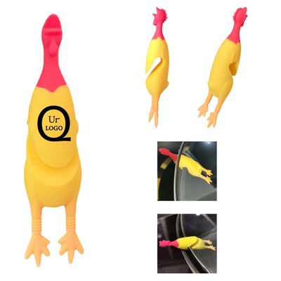Screaming Chicken Shape Anti-Spill Pot Side Clip