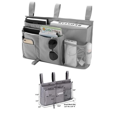 Bedside Hanging Organizer with Multi-Pocket Storage