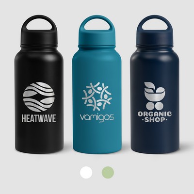 Mariner - 31 oz. Double Wall Recycled Stainless Steel Bottle - Laser