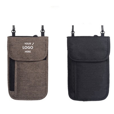 Cell Phone Neck Bag RFID Blocking Wallets