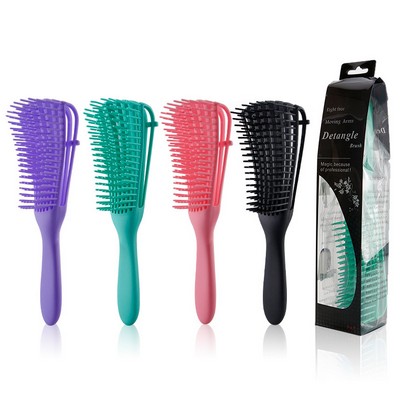 Hair meridians massage comb Anti-static ribs comb eight-claw curly hair comb Fluffy hair comb