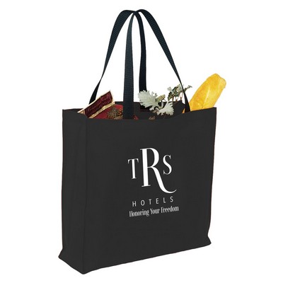 Full Gusset Horizontal Totes w/Top Stitched Vertical Edges (18 Oz. Dyed Canvas)