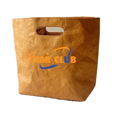 Retro Waterproof Dupont Paper Commuting Handbag