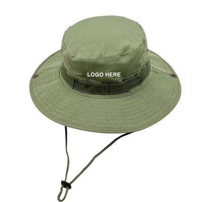 Wide Brim Bucket Hat