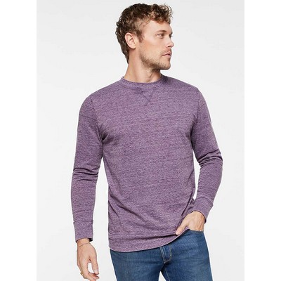 Live & Tell Unisex Crew Neck Pullover Vintage Wash Fleece Sweatshirt