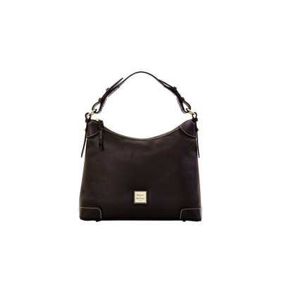 Dooney & Bourke Pebble Black Grain Hobo Bag