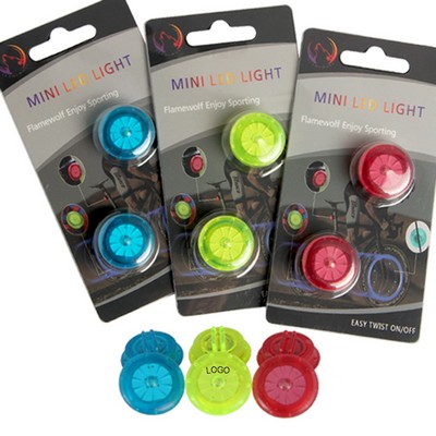 Bicycle Wheel Decorative Warning Light,Waterproof Wheel Lights for Safe Cycling 2 Pack