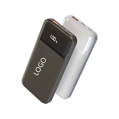 10,000mAh 22.5W Fast Charge Power Bank with LED Display