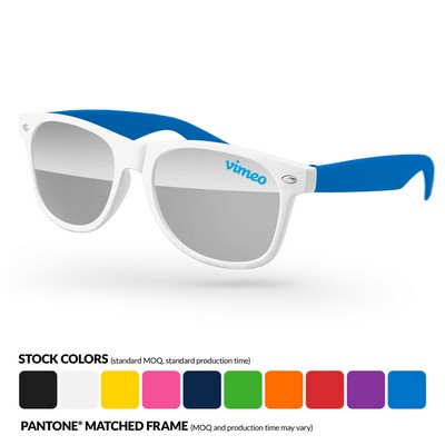 2-Tone Retro Mirror Sunglasses