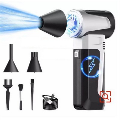 New Electric Turbo Mini Portable Cordless Handheld High-Speed Dust Blower for Car and Outdoor Use