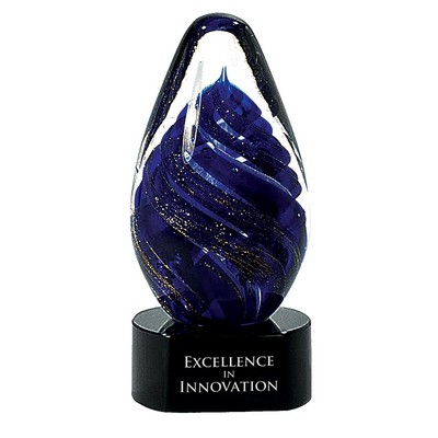 Tear Drop Art Glass