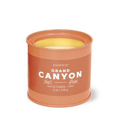 Parks 6 Oz Grand Canyon Terracotta Tin - Cactus Flower + Fern