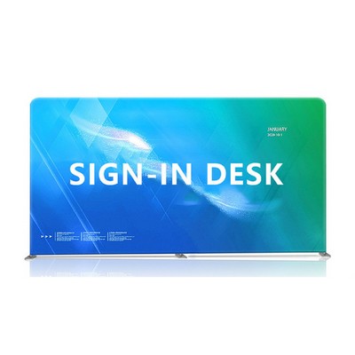 16' Backwall Banner Tension Fabric Display Backdrop Fabric Banner Stand Celebration Billboard