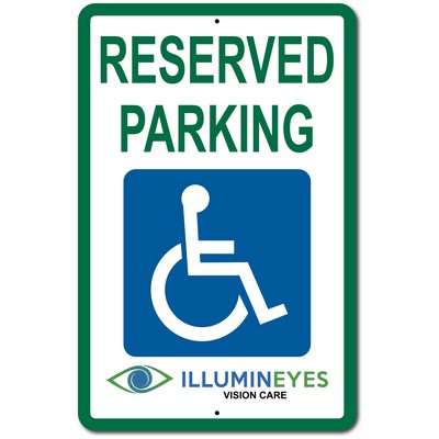 Aluminum Metal-12X18-One Sided Sign. Full Color