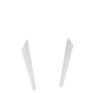 4.75X7.5 Color Edge Silver Diamond 1" Thick Acrylic