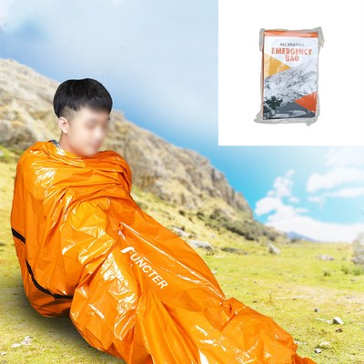 Outdoor Lightweight Portable Emergency First Aid Insulation PE Sleeping Bag Opp Bag Packing