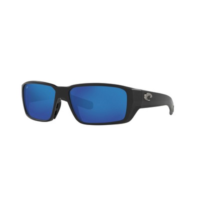 Costa Del Mar Fantail Pro Sunglasses - (Frame) Matte Black; (Lens) Blue Mirror 580G