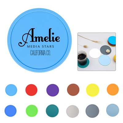 Round Silicone Coaster